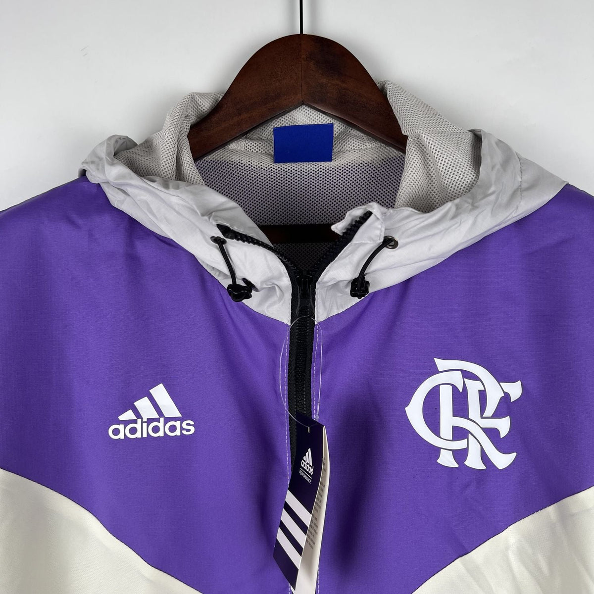 Windbreaker Flamengo lilla hvid